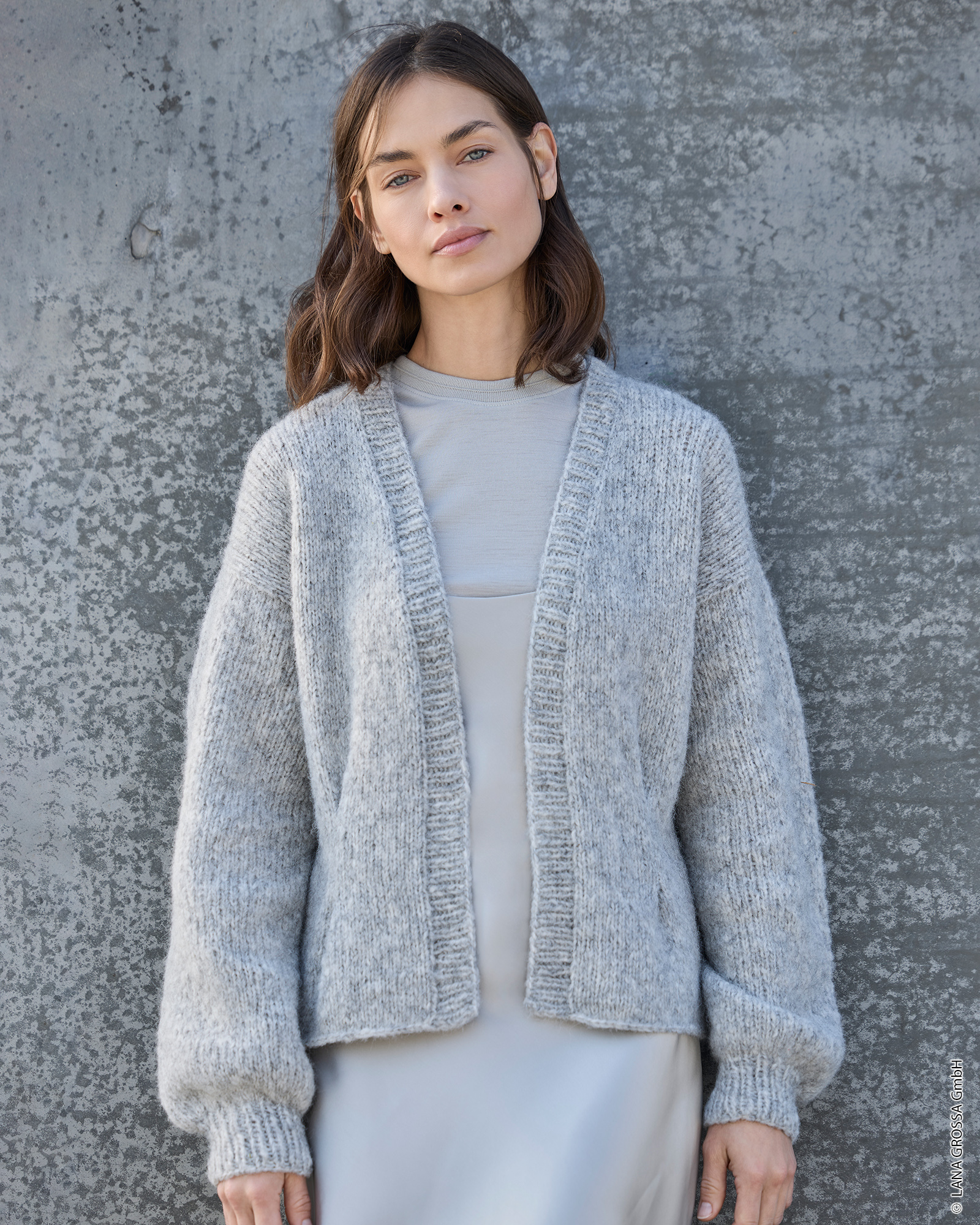 Strickset Kurze Jacke Aus Alpaca Air Ii Von Lana Grossa 1 Strickset Kurze Jacke Aus Alpaca Air Ii Von Lana Grossa
