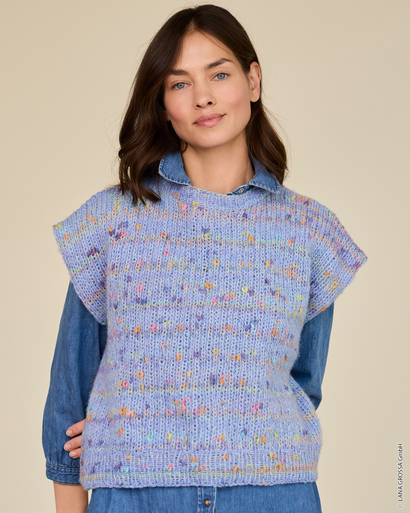 Strickset Pullunder Aus Cassata Von Lana Grossa 1 Strickset Pullunder Aus Cassata Von Lana Grossa