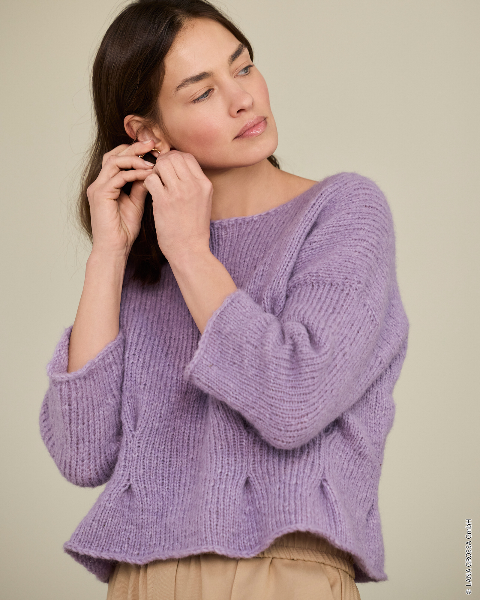 Strickset Top Down Pullover Aus Alpaca Air Ii Von Lana Grossa 1 Strickset Top Down Pullover Aus Alpaca Air Ii Von Lana Grossa