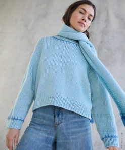 Strickset Top Down Pullover aus Winter Softness von Lana Grossa