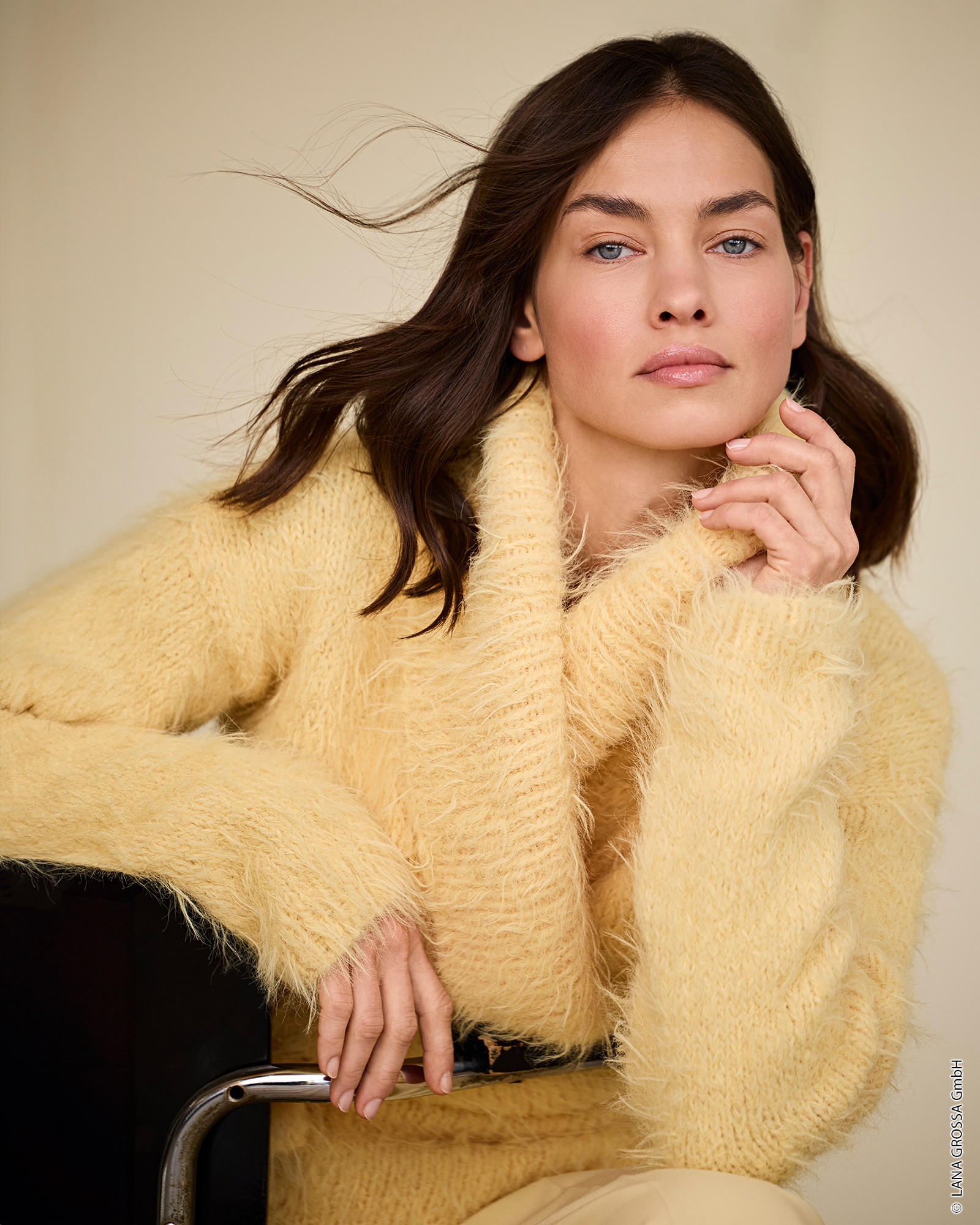Strickset Wickeljacke Aus Basta Von Lana Grossa 2 Strickset Wickeljacke Aus Basta Von Lana Grossa – Bild 2