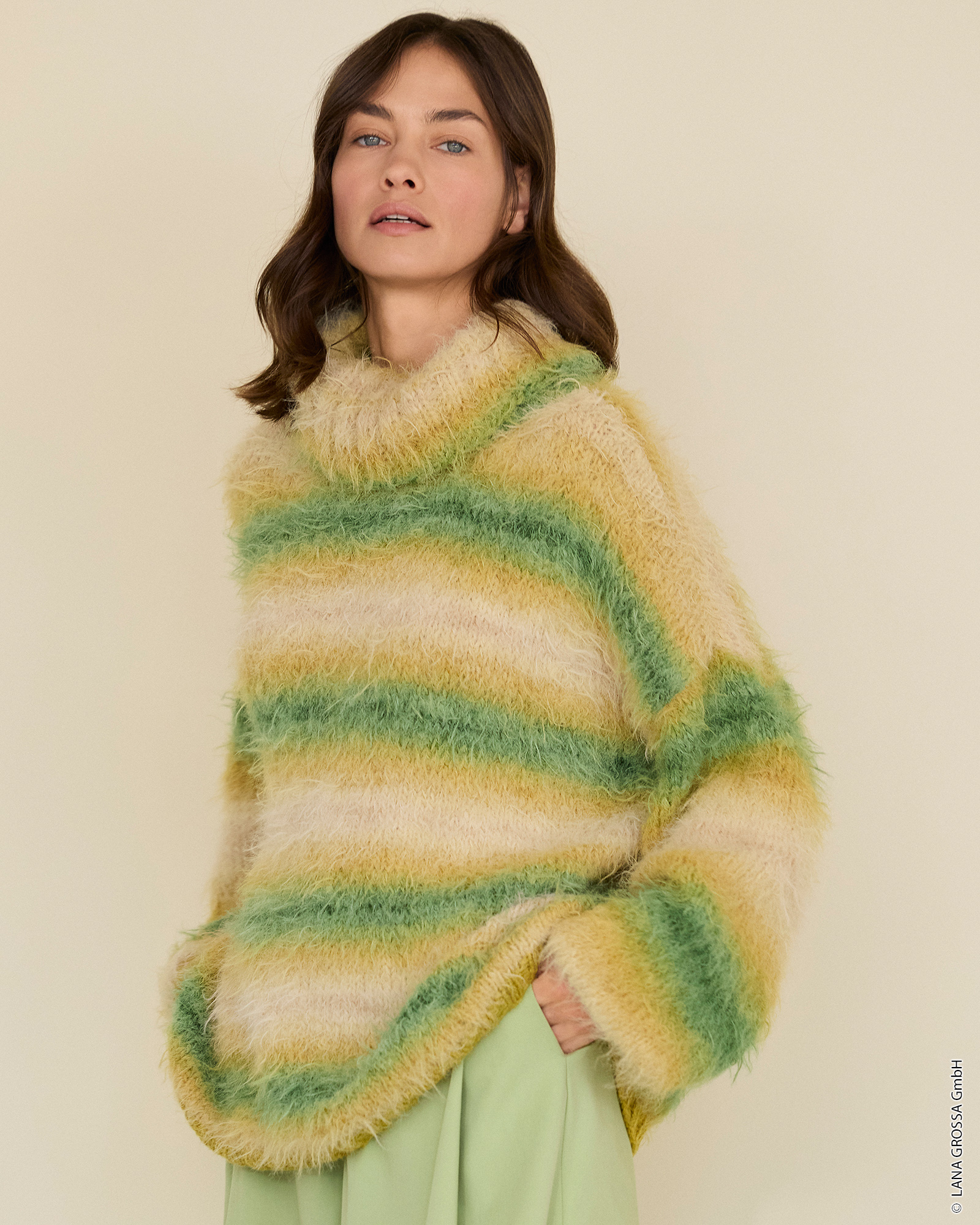 Strickset Oversize Pullover Aus Basta Mista Und Cool Merino Von Lana Grossa 1 Strickset Oversize Pullover Aus Basta Mista Und Cool Merino Von Lana Grossa