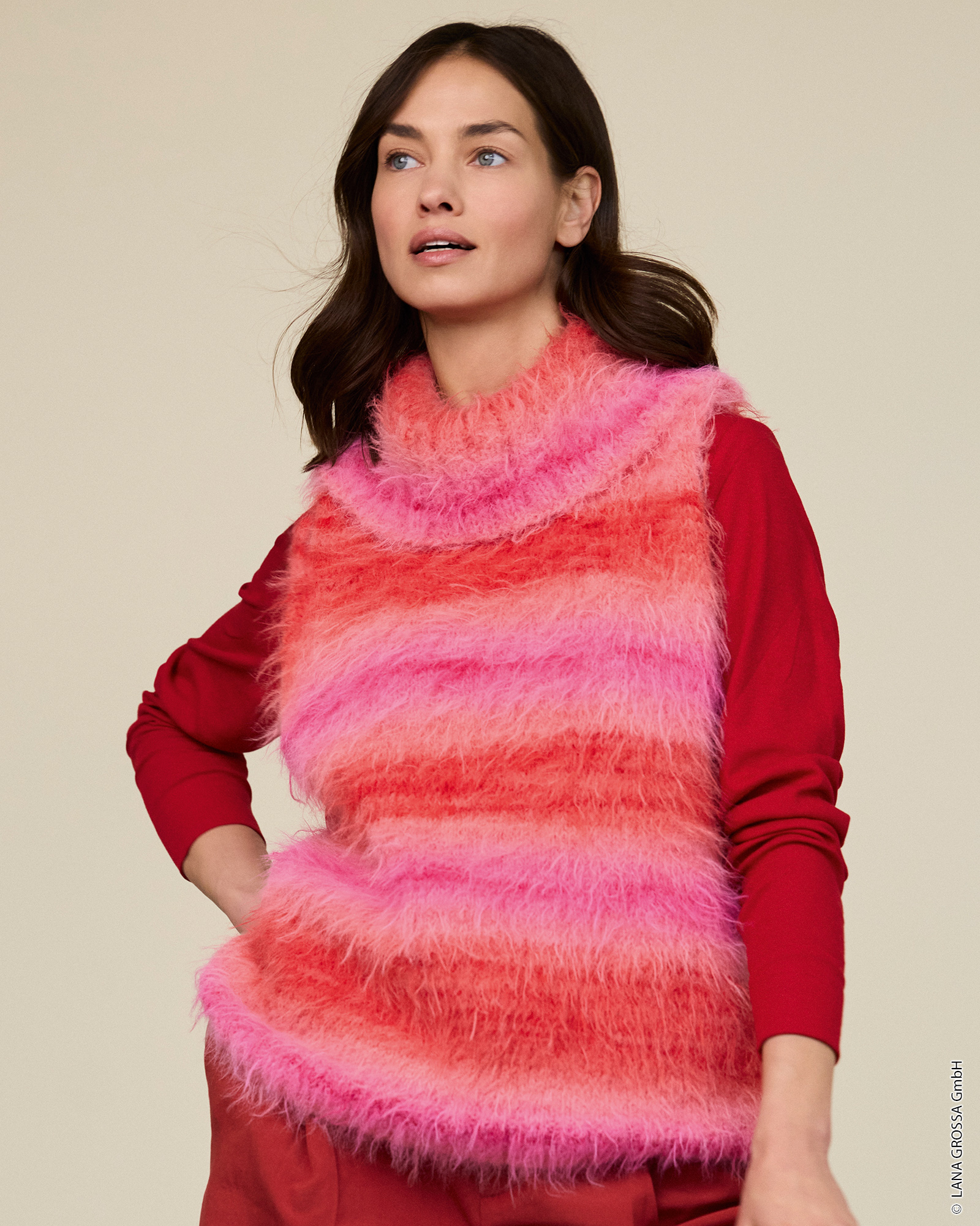 Strickset Slipover Aus Basta Mista Von Lana Grossa 1 Strickset Slipover Aus Basta Mista Von Lana Grossa