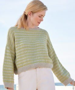Strickset Oversize-pullover aus Cool Wool Big und Cool Wool Big Mélange von Lana Grossa