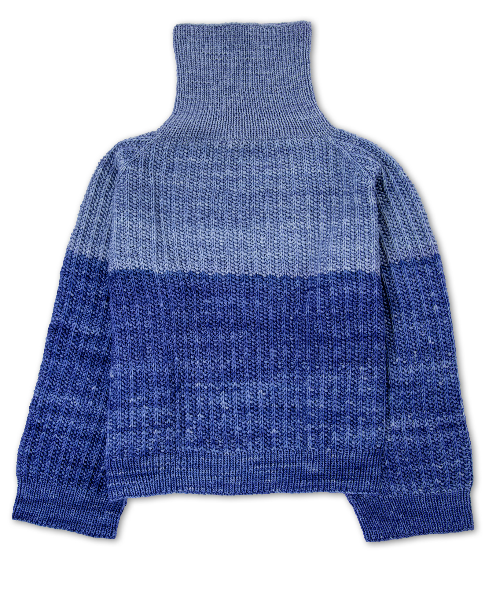 Strickset Top Down Pullover Aus Cool Wool Big Color Von Lana Grossa 2 Strickset Top Down Pullover Aus Cool Wool Big Color Von Lana Grossa – Bild 2