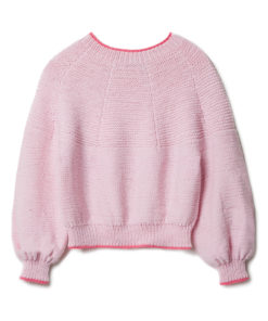 Strickset Top Down Kinderpullover Aus Cool Wool Big Mélange Von Lana Grossa 4 Strickset Top Down Kinderpullover Aus Cool Wool Big Mélange Von Lana Grossa – Bild 2