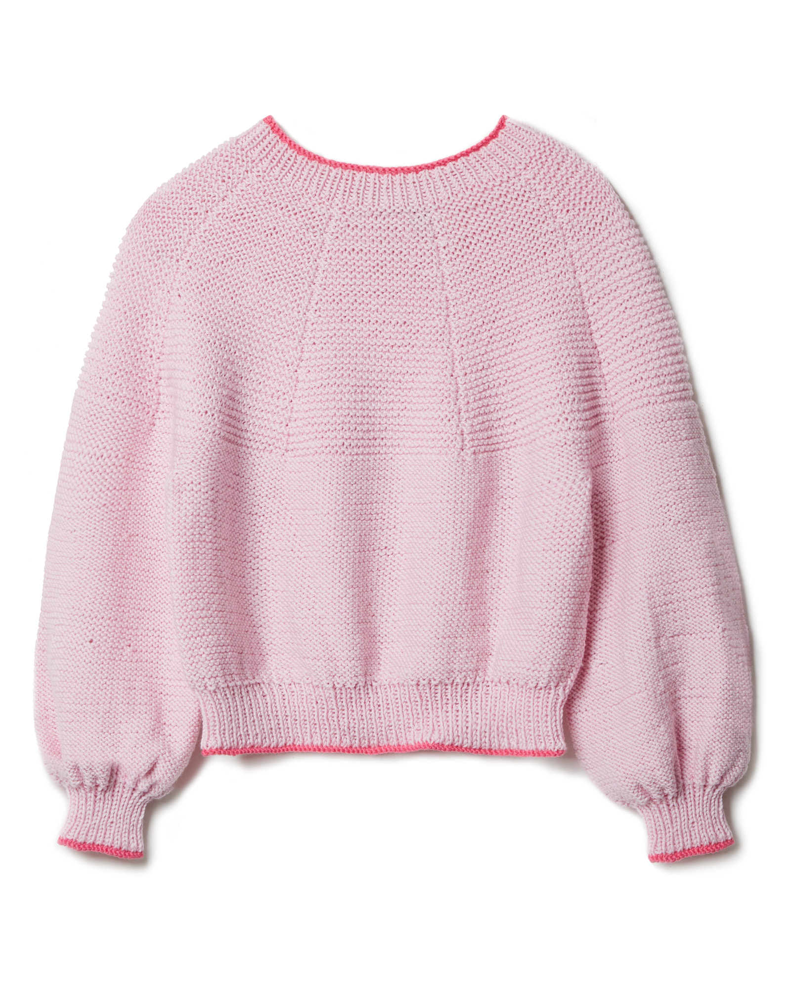 Strickset Top Down Kinderpullover Aus Cool Wool Big Mélange Von Lana Grossa 2 Strickset Top Down Kinderpullover Aus Cool Wool Big Mélange Von Lana Grossa – Bild 2