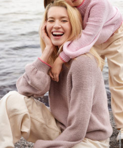 Strickset Top Down Pullover Mit Passe Aus Cool Wool Big Mélange Von Lana Grossa 5 Strickset Top Down Pullover Mit Passe Aus Cool Wool Big Mélange Von Lana Grossa – Bild 3