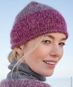 Strickset Mütze Glatt Rechts Aus Cool Wool Vintage Und Silkhair Von Lana Grossa – Bild 3