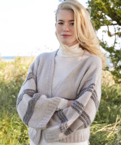Strickset Jacke Mit Fantasiemuster Aus Silkhair, Merino Superiore Und Cool Wool Von Lana Grossa