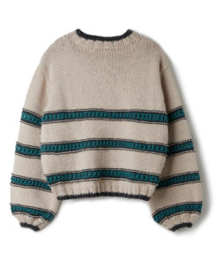 Strickset Oversize-Pullover Mit Streifenmuster Aus Cool Wool Superbig Mélange Von Lana Grossa 3 Strickset Oversize-Pullover Mit Streifenmuster Aus Cool Wool Superbig Mélange Von Lana Grossa – Bild 2