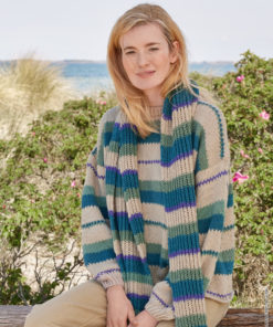 Strickset Oversize-pullover aus Merino Uno von Lana Grossa