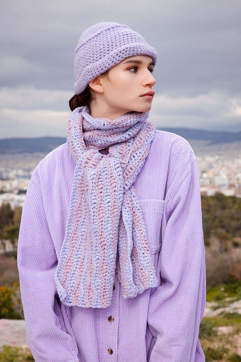 Strickset Schal Aus Memory Von Lang Yarns 1 Strickset Schal Aus Memory Von Lang Yarns