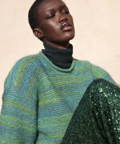 Strickset Pullover Aus Glamour Von Lang Yarns 5 Strickset Pullover Aus Glamour Von Lang Yarns – Bild 2