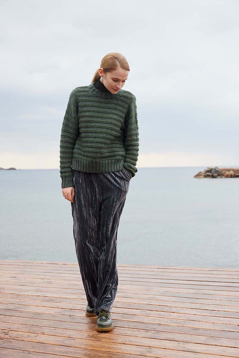 Strickset Pullover Aus Memory Von Lang Yarns 1 Strickset Pullover Aus Memory Von Lang Yarns