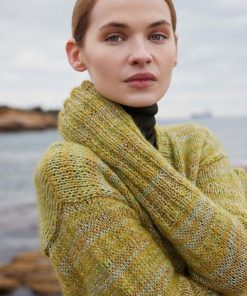 Strickset Jacke Aus Glamour Von Lang Yarns 3 Strickset Jacke Aus Glamour Von Lang Yarns – Bild 2