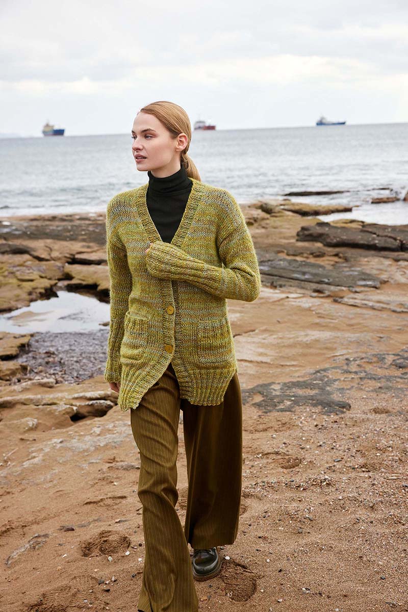 Strickset Jacke Aus Glamour Von Lang Yarns 1 Strickset Jacke Aus Glamour Von Lang Yarns