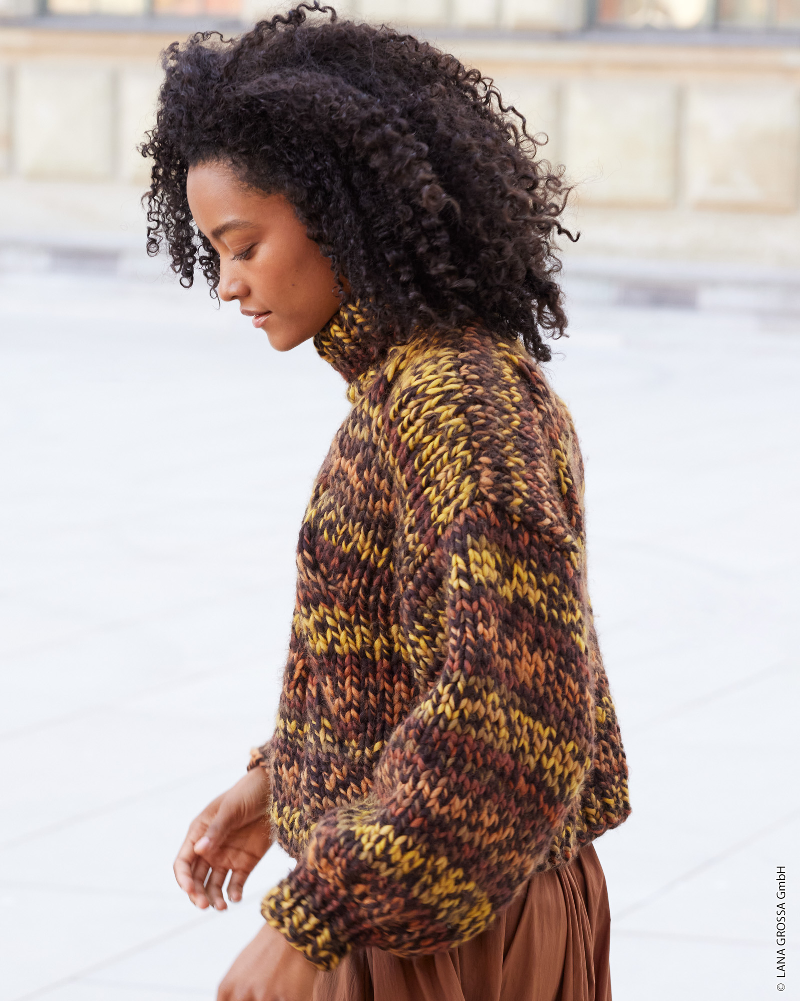 Strickset Pullover Mit Zopfmuster Aus Dolce Von Lana Grossa 1 Strickset Pullover Mit Zopfmuster Aus Dolce Von Lana Grossa