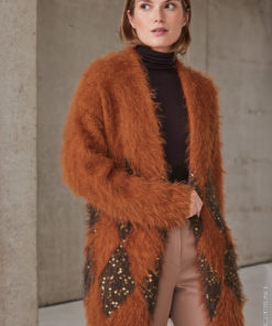 Strickset Jacke Mit Rauten aus Ecopuno, Basta und Cosmo von Lana Grossa
