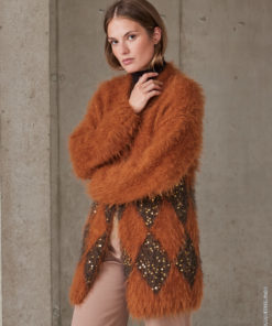 Strickset Jacke Mit Rauten Aus Ecopuno, Basta Und Cosmo Von Lana Grossa 5 Strickset Jacke Mit Rauten Aus Ecopuno, Basta Und Cosmo Von Lana Grossa – Bild 3