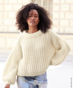 Strickset Pullover Im Vollpatent aus Mohair Di Gio von Lana Grossa