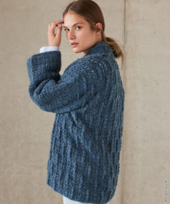 Strickset Häkel-Cardigan Aus Alpaca Air Ii Von Lana Grossa 5 Strickset Häkel-Cardigan Aus Alpaca Air Ii Von Lana Grossa – Bild 3
