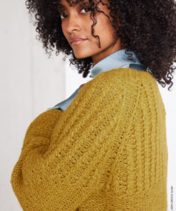 Strickset Top-Down Raglansweater Aus Alpaca Air Ii Von Lana Grossa 5 Strickset Top-Down Raglansweater Aus Alpaca Air Ii Von Lana Grossa – Bild 3
