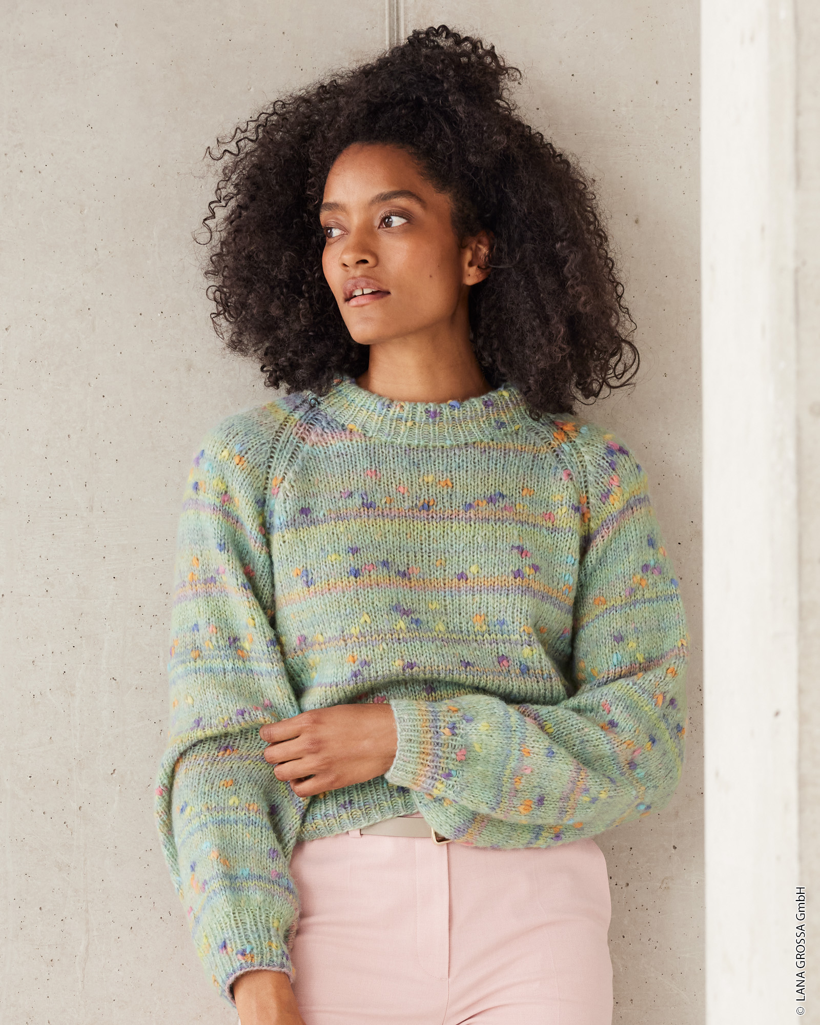 Strickset Raglanpullover Aus Cassata Von Lana Grossa 1 Strickset Raglanpullover Aus Cassata Von Lana Grossa