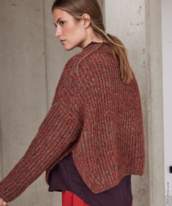 Strickset Pullover Im Halbpatent Aus Alpaca Air Ii Und Silkhair Von Lana Grossa 5 Strickset Pullover Im Halbpatent Aus Alpaca Air Ii Und Silkhair Von Lana Grossa – Bild 3