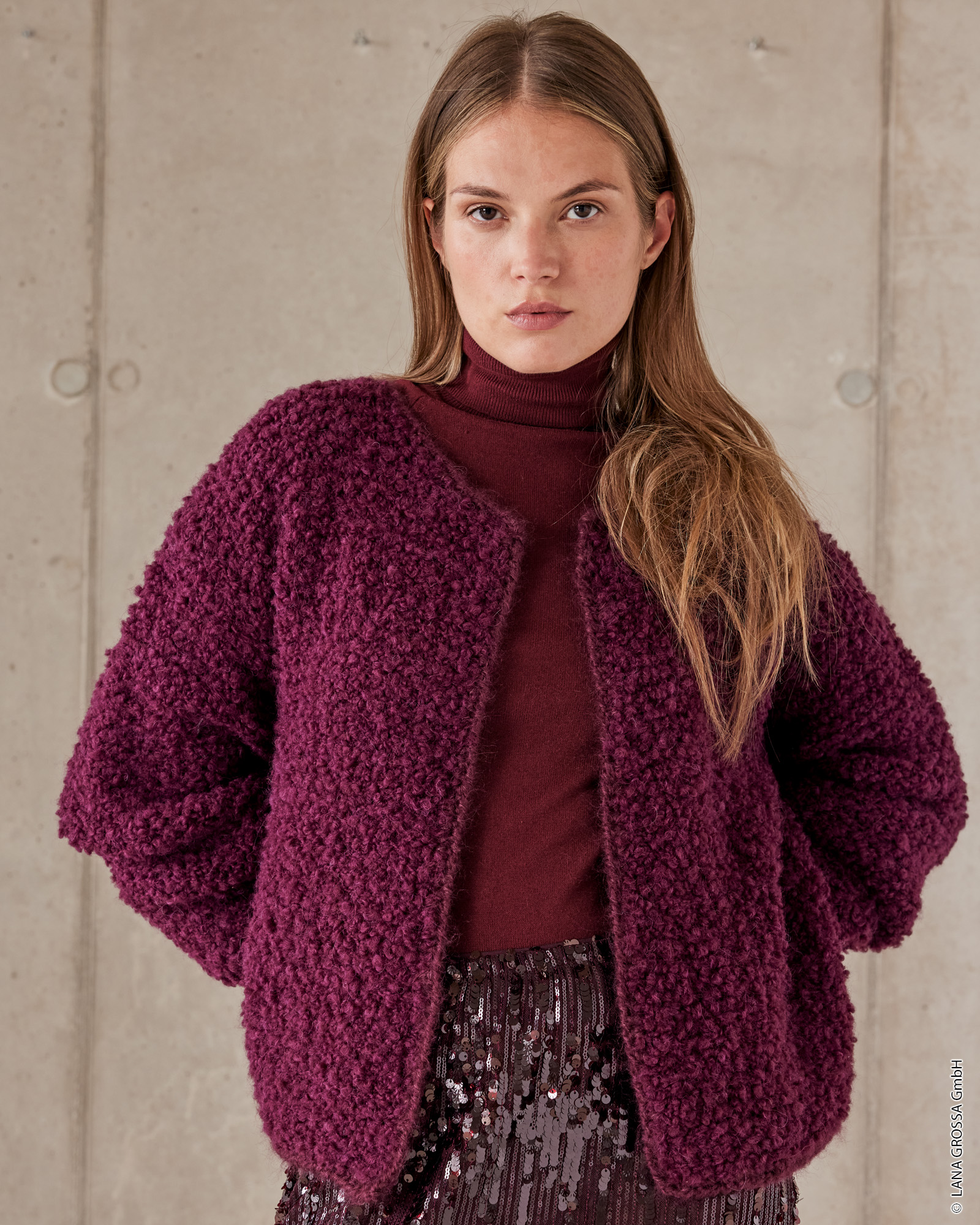 Strickset Cardigan Aus Orsetto Und Silkhair Von Lana Grossa 1 Strickset Cardigan Aus Orsetto Und Silkhair Von Lana Grossa