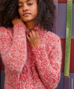 Strickset Pullover Mit Zopf Aus Brigitte No. 2 Und Mohair Moda Von Lana Grossa 5 Strickset Pullover Mit Zopf Aus Brigitte No. 2 Und Mohair Moda Von Lana Grossa – Bild 3
