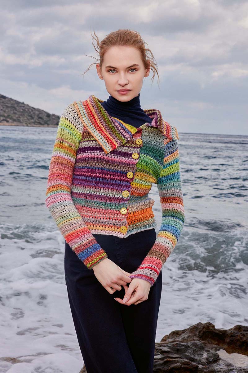 Strickset Jacke Aus Infinity Von Lang Yarns 3 Strickset Jacke Aus Infinity Von Lang Yarns – Bild 3
