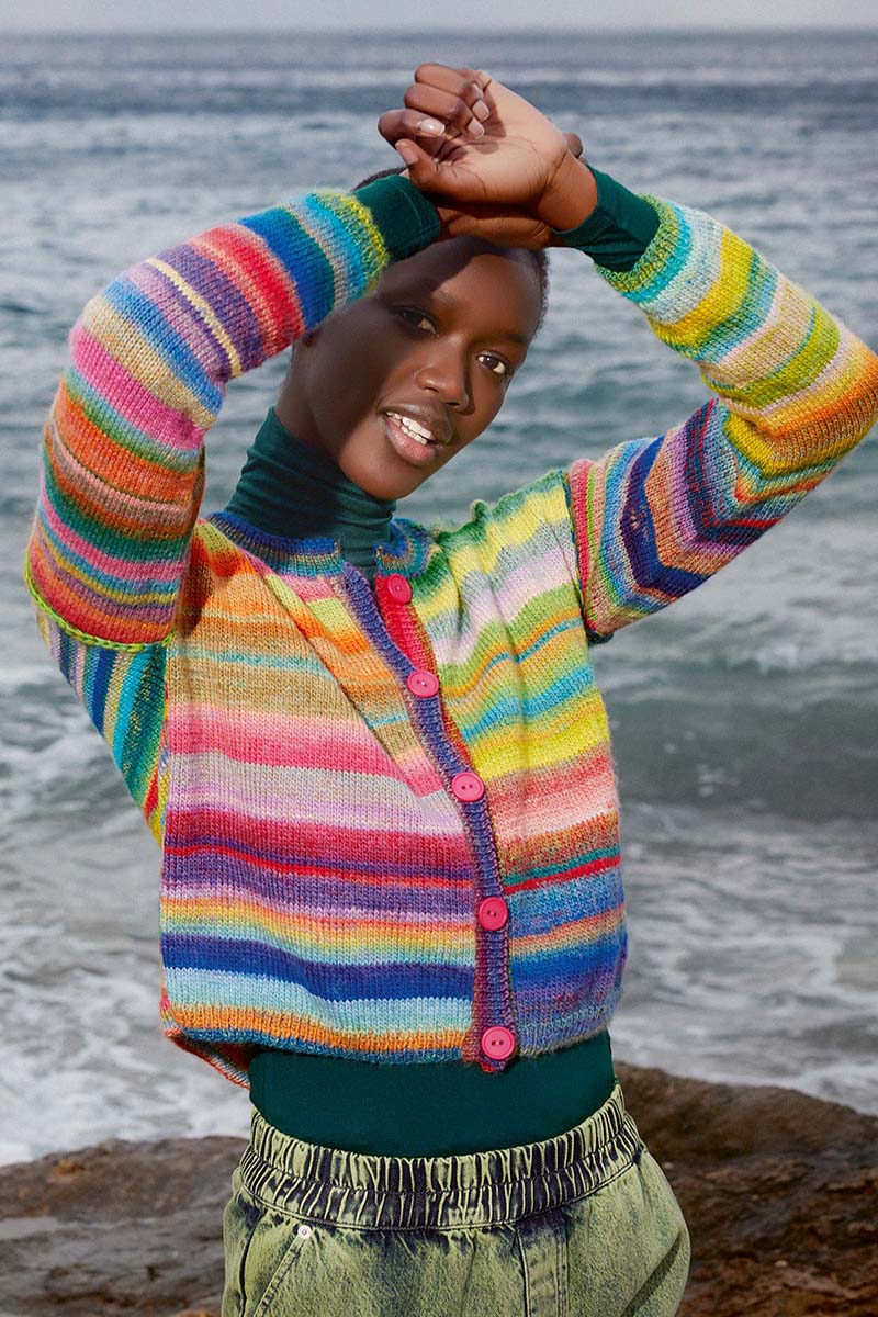 Strickset Jacke Aus Infinity Von Lang Yarns 2 Strickset Jacke Aus Infinity Von Lang Yarns – Bild 2