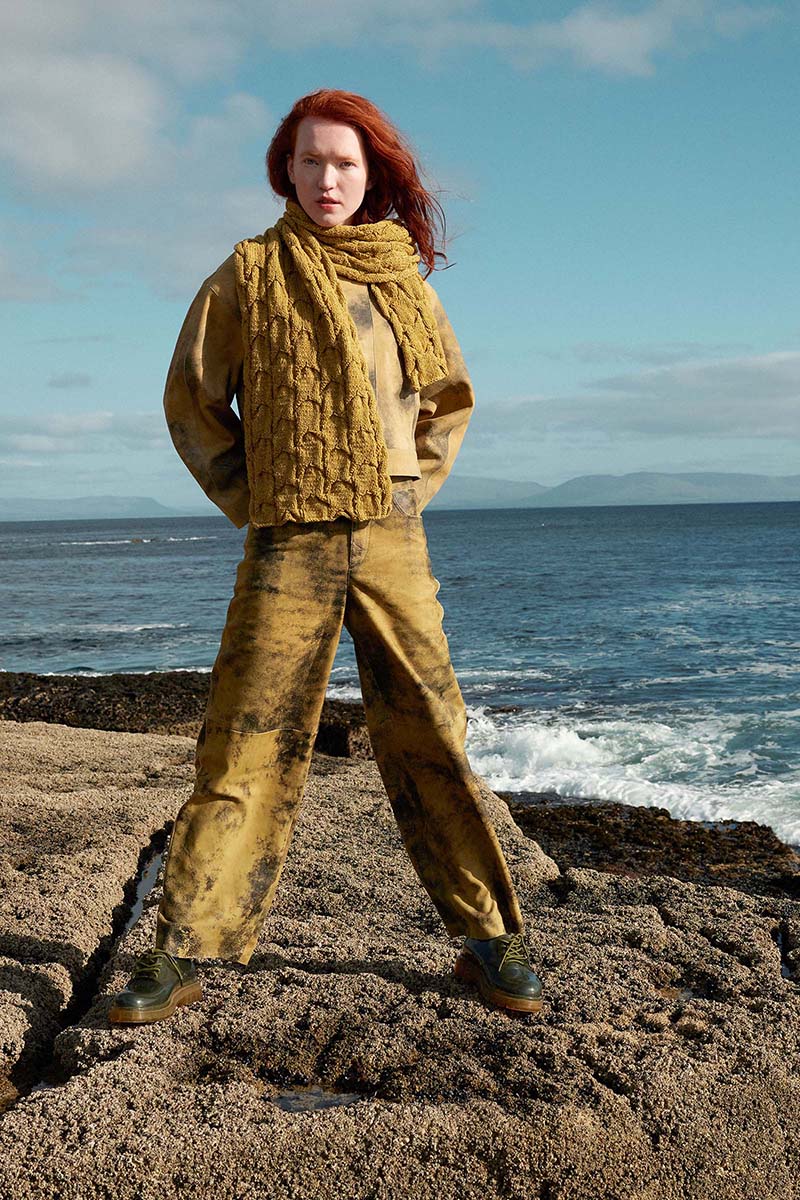 Strickset Schal Aus Donegal Woolen Spun Von Lang Yarns 1 Strickset Schal Aus Donegal Woolen Spun Von Lang Yarns