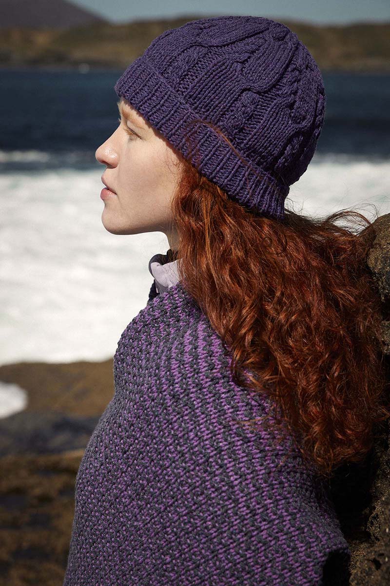 Strickset Mütze Aus Donegal Woolen Spun Von Lang Yarns 2 Strickset Mütze Aus Donegal Woolen Spun Von Lang Yarns – Bild 2
