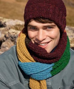 Strickset Herrenmütze Aus Donegal Tweed+ Von Lang Yarns 4 Strickset Herrenmütze Aus Donegal Tweed+ Von Lang Yarns – Bild 2