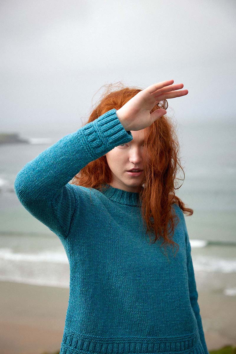 Strickset Pullover Aus Donegal Woolen Spun Von Lang Yarns 1 Strickset Pullover Aus Donegal Woolen Spun Von Lang Yarns