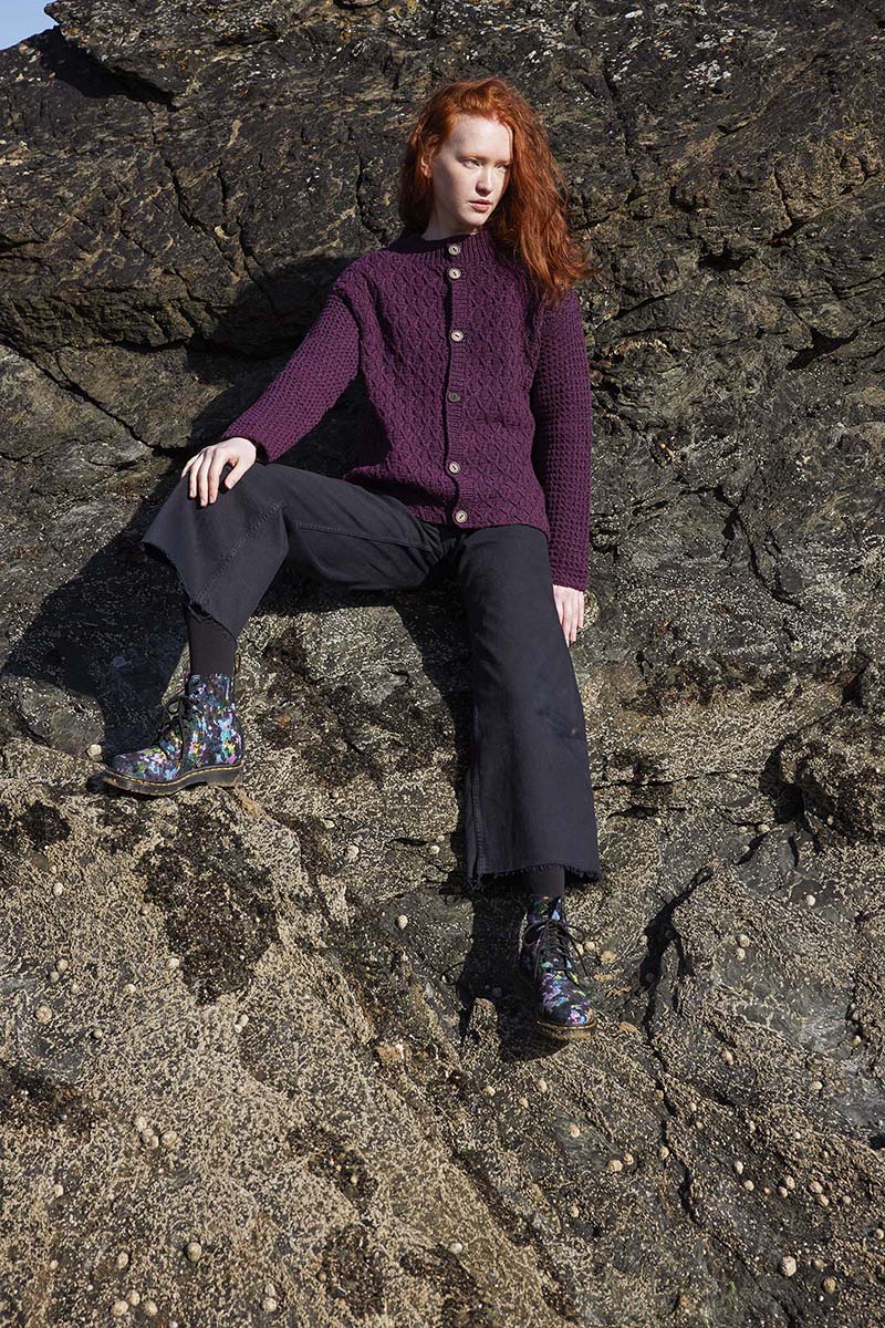Strickset Jacke Unisex Aus Donegal Woolen Spun Von Lang Yarns 1 Strickset Jacke Unisex Aus Donegal Woolen Spun Von Lang Yarns