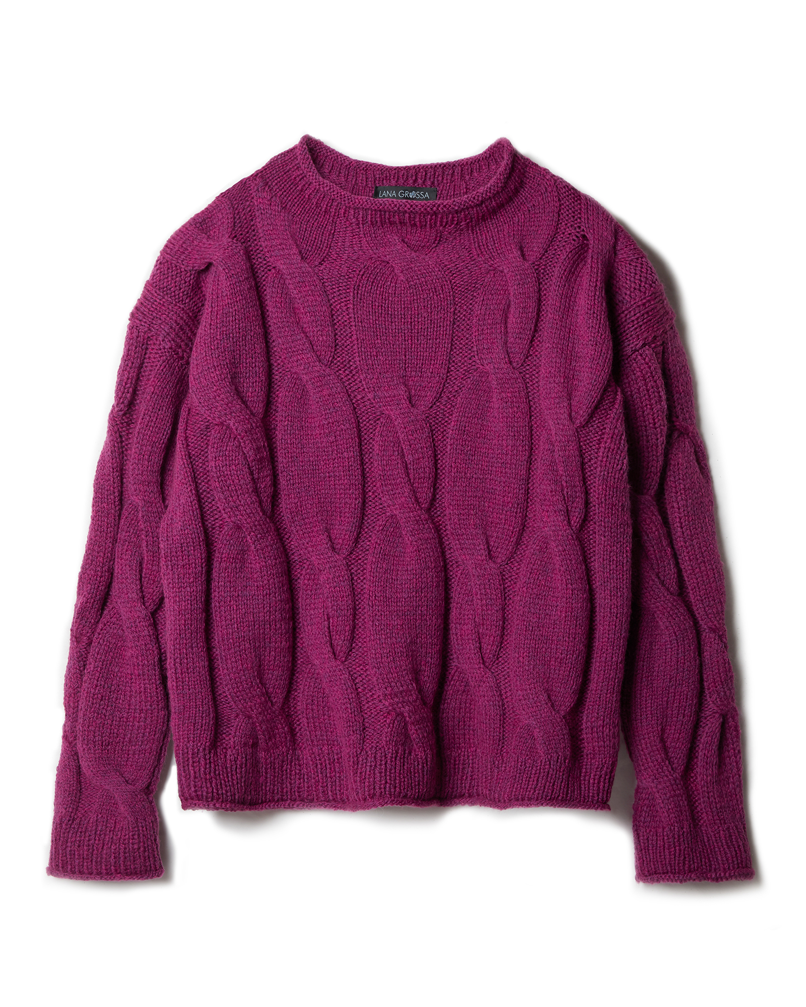 Strickset Pullover Mit Zöpfen Aus Cool Merino Von Lana Grossa 2 Strickset Pullover Mit Zöpfen Aus Cool Merino Von Lana Grossa – Bild 2