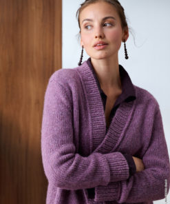 Strickset Jacke Mit Verschlussblende Aus Brigitte No. 2 Von Lana Grossa 5 Strickset Jacke Mit Verschlussblende Aus Brigitte No. 2 Von Lana Grossa – Bild 3