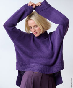 Strickset Pullover Mit Längerem Rückenteil Aus Cashmere Pure Von Lana Grossa 5 Strickset Pullover Mit Längerem Rückenteil Aus Cashmere Pure Von Lana Grossa – Bild 3