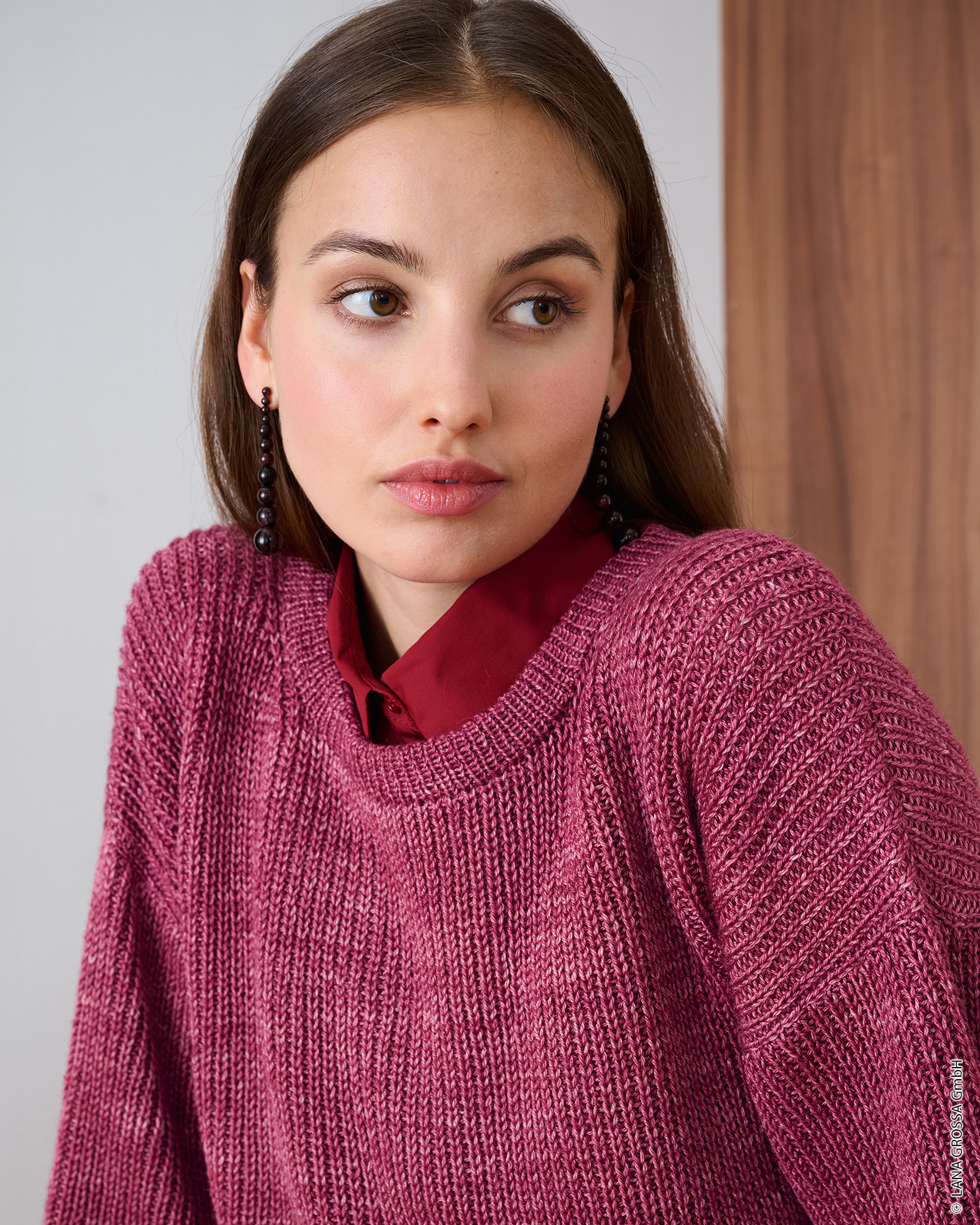 Strickset Pullover Im Halbpatent Aus Brigitte Silkdream Von Lana Grossa 3 Strickset Pullover Im Halbpatent Aus Brigitte Silkdream Von Lana Grossa – Bild 3