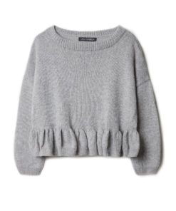 Strickset Pullover Mit Schößchen Aus Cashmere Pure Von Lana Grossa 3 Strickset Pullover Mit Schößchen Aus Cashmere Pure Von Lana Grossa – Bild 2