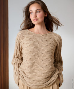 Strickset Pullover Im Struktur-rippenmuster aus Cool Merino von Lana Grossa