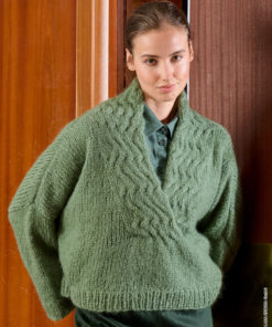 Strickset Pullover Mit Wellenmuster aus Mohair Di Gio von Lana Grossa