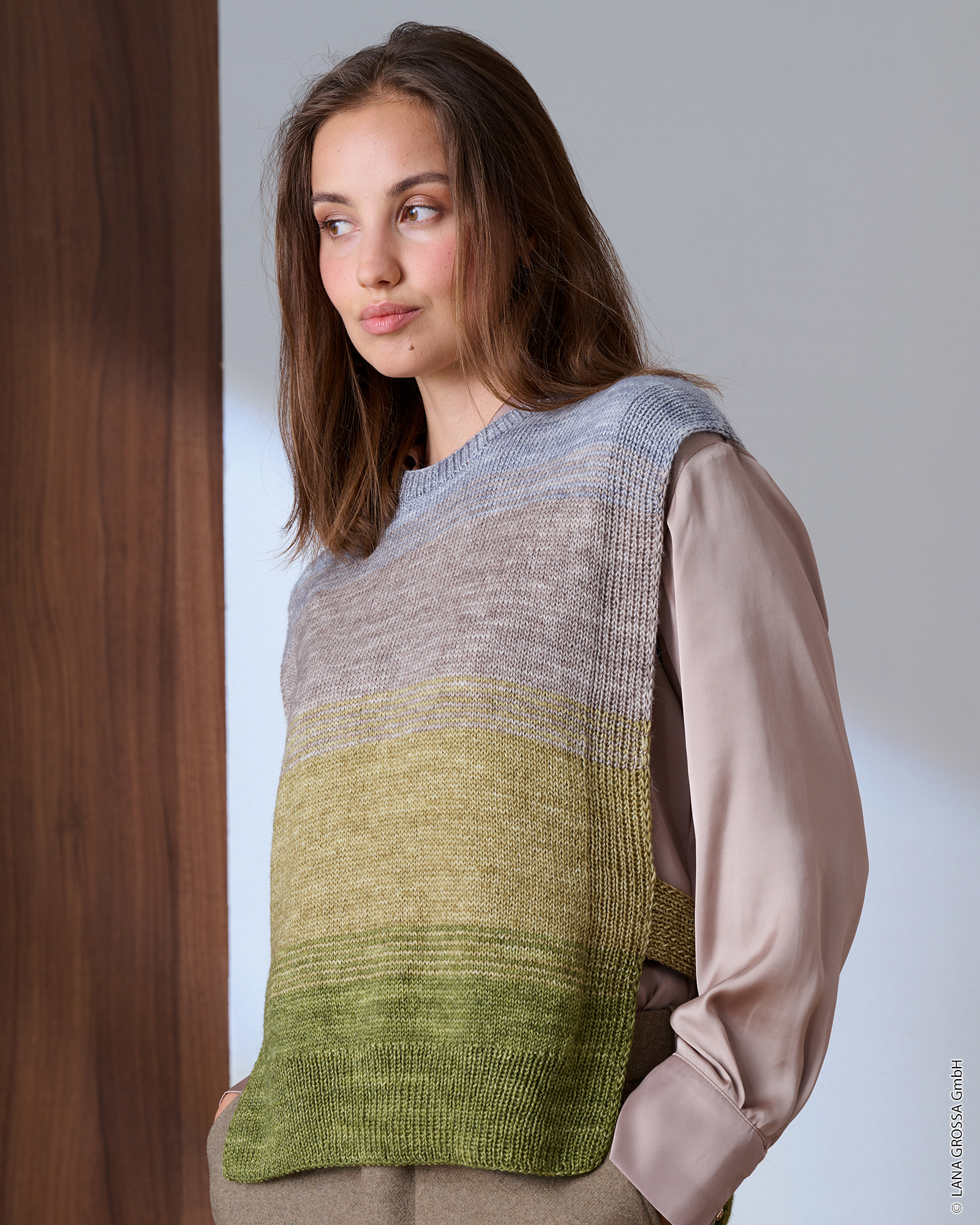 Strickset Slipover Mit Riegel Aus Brigitte Silkdream Von Lana Grossa 1 Strickset Slipover Mit Riegel Aus Brigitte Silkdream Von Lana Grossa