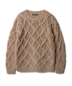 Strickset Pullover Im Rauten-Lochmuster Aus Cool Merino Big Und Glamour Von Lana Grossa 3 Strickset Pullover Im Rauten-Lochmuster Aus Cool Merino Big Und Glamour Von Lana Grossa – Bild 2