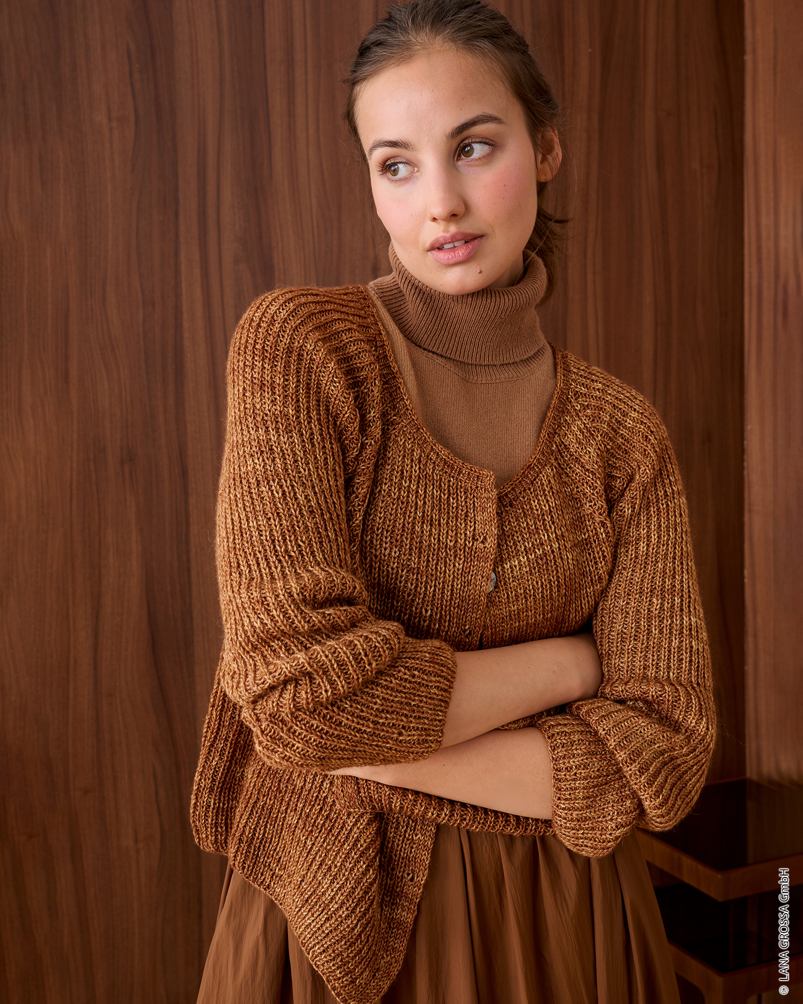 Strickset Raglanjacke Aus Brigitte Silkdream Von Lana Grossa 3 Strickset Raglanjacke Aus Brigitte Silkdream Von Lana Grossa – Bild 3