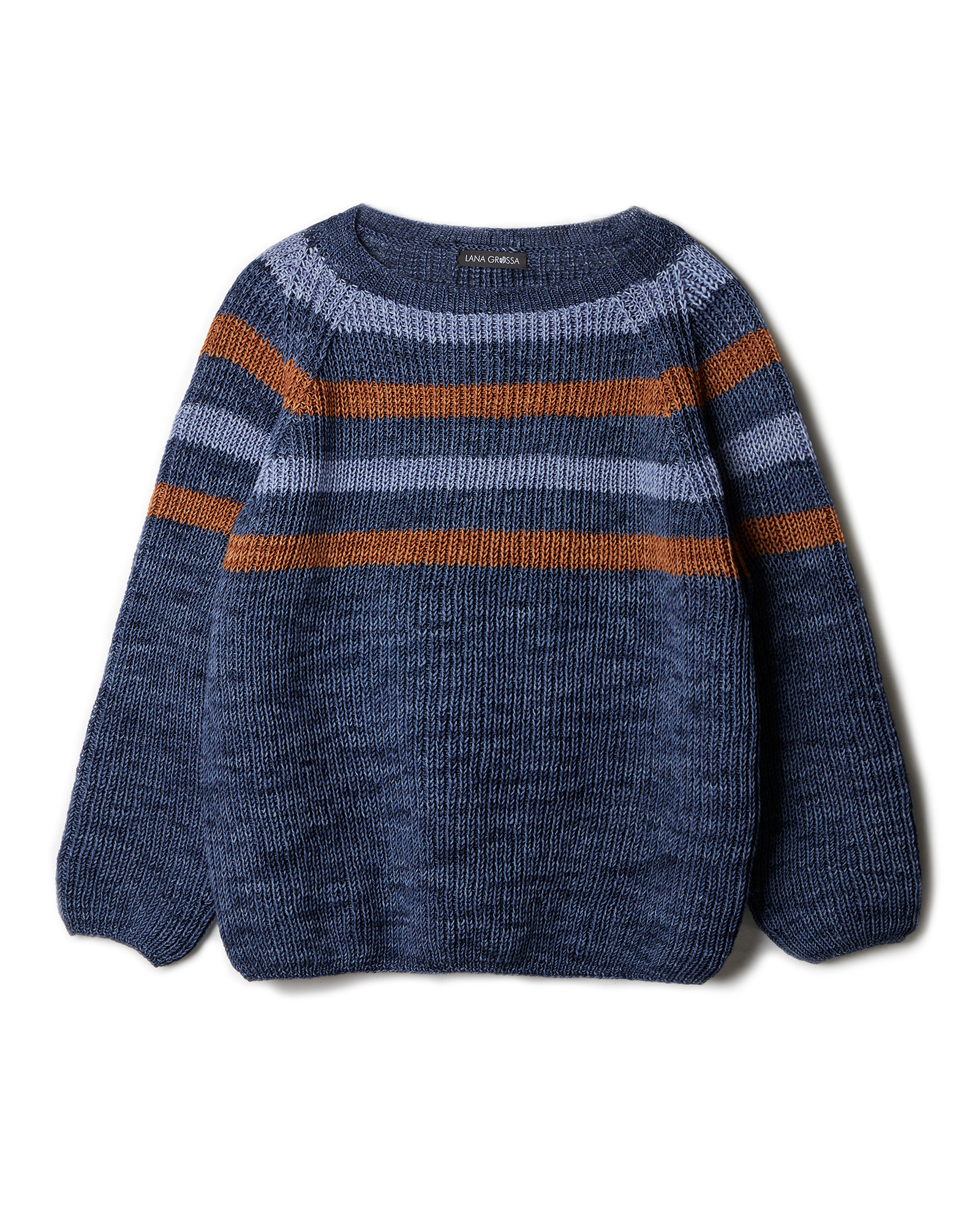 Strickset Streifenpullover Im Halbpatent Aus Cool Wool Vintage Von Lana Grossa 2 Strickset Streifenpullover Im Halbpatent Aus Cool Wool Vintage Von Lana Grossa – Bild 2
