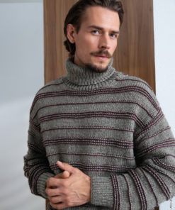 Strickset Pullover Mit Streifen Aus Alta Moda Cashmere 16 Von Lana Grossa 5 Strickset Pullover Mit Streifen Aus Alta Moda Cashmere 16 Von Lana Grossa – Bild 3